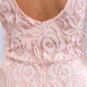 Womens Large Dress NWT Lined Pink Lace Summer Dress ~