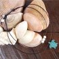 Mykonos Sea Turtle and Large Hole Pearl Leather Necklace Boho Chic N135 ~