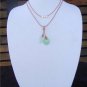 Large Hole Pearls and Leather Necklace Sea Glass Boho Chic N410 ~~~~~