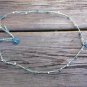 Knotted Hemp Rope Necklace Greek Green Patina Sand Dollar Charm 539 ~~~