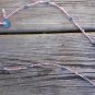 Knotted Hemp Rope Necklace Greek Green Patina Sand Dollar Charm 540 ~~~
