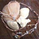 Knotted Leather Necklace Shell Charm Freshwater Pearl Glass Beads N624 ~~