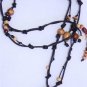 Gilligan's Wood and Leather Necklace Handmade in the USA Original Unique ~~~~~