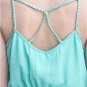 Womens Medium Dress NWT Womens High Low Jeweled Dress Gilligan's Boutique ~~