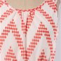 Womens Medium Dress NWT Medium Coral Chevron Dress Lined Gilligan's Boutique