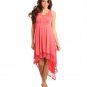 Womens Small Medium or Large Dress NEW High Low Dress Emerald Peach or Black