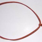 Pearl and Leather Necklace Large Hole Beads Gilligans Made In USA ~~~~~~~~~