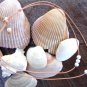 Large Hole Pearl and Leather Necklace Gilligans Boutique Made In USA N200 ~