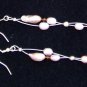 Gilligan's Seaside Pearl and Swarovski Crystals Earrings Made in USA Unique ~~~~