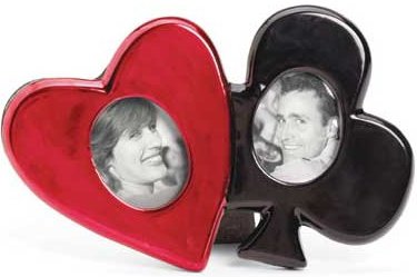 Heart & Club Photo Frame