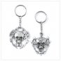38221 pewter skull keychain set