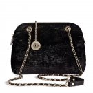 DKNY VELVET ROUND CROSSBODY  BAG