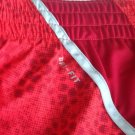 New Womens Nike Red Design Running Shorts Size L #576910 676
