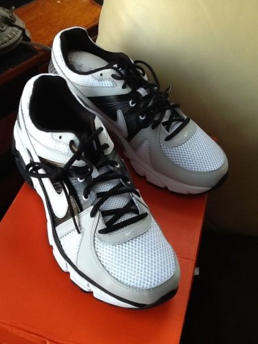 Nike Men's Air Max Moto 9 White Running Training Shoes Size 12.5 NEW 455656 110