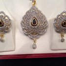 New arrival real gold plated with Cubic zirconia Crystal Drop Earrings