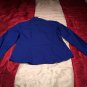 PERFECT LONG SLEEVE BUTTON DOWN SHIRT / Size 2 / Blue
