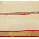 5 Pack / Designer Beige with Red Clothes Saree Storage / Cover / Large