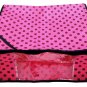 5 Pack / Designer Red Color Plastic Clothes Saree Storage / Cover / Large