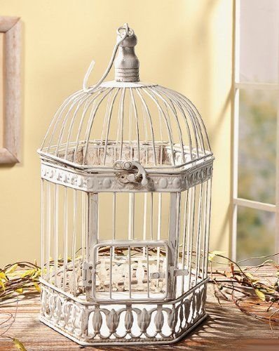 Deluxe Home Decoration Metal Hanging Bird Cage Flowers Plants Free Shipping