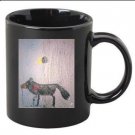 Eclipse Wolf- Black Coffee Mug
