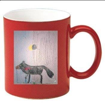 Eclipse Wolf- Red Coffee Mug