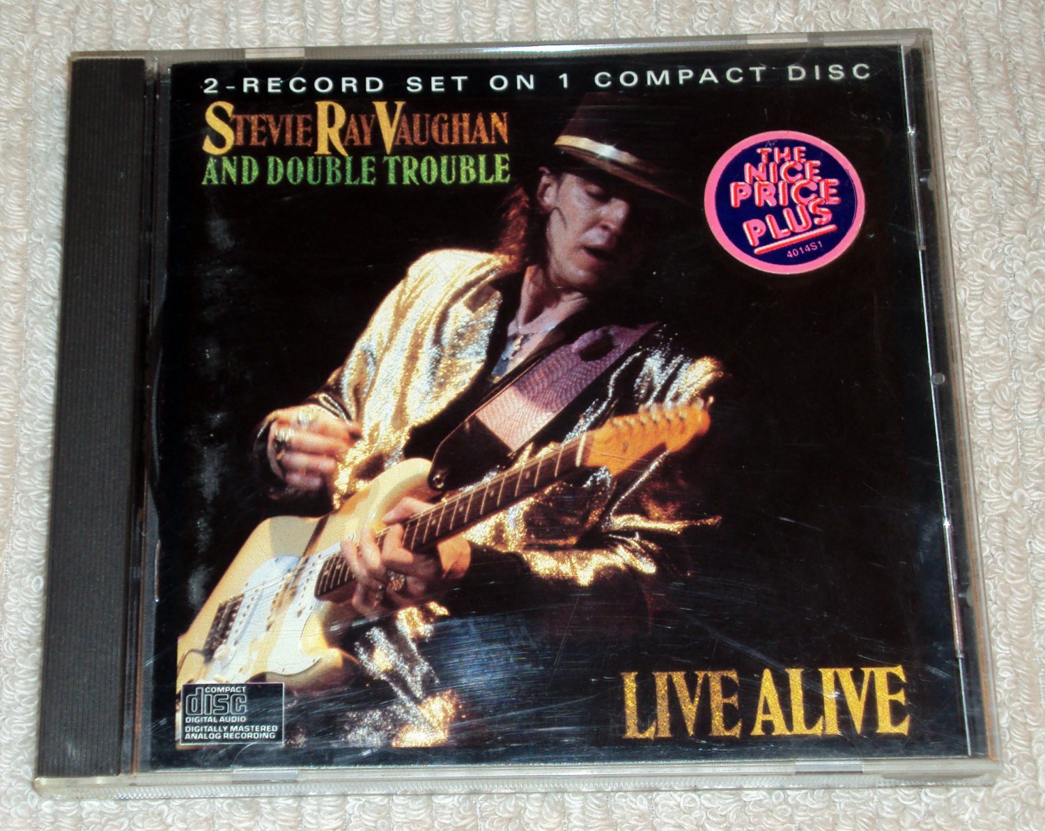 Stevie Ray Vaughan and Double Trouble - Live Alive CD 13trks