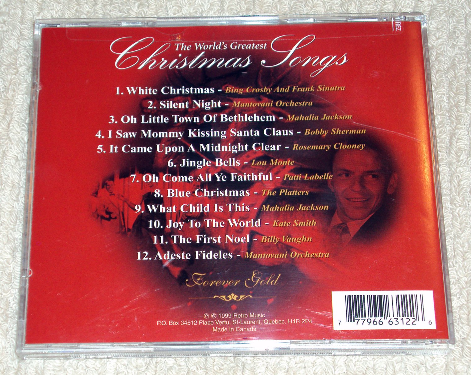 The World's Greatest Christmas Songs Forever Gold CD Crosby, Sinatra