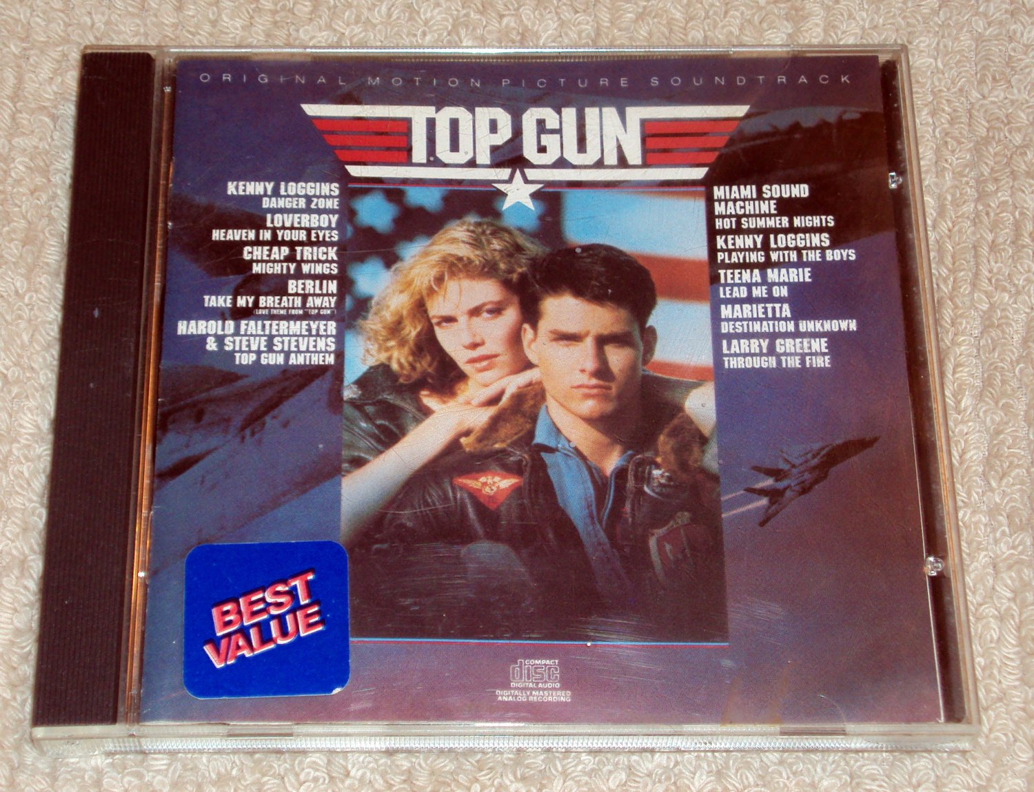 Top Gun - Original Motion Picture Soundtrack CD Kenny Loggins, Cheap ...