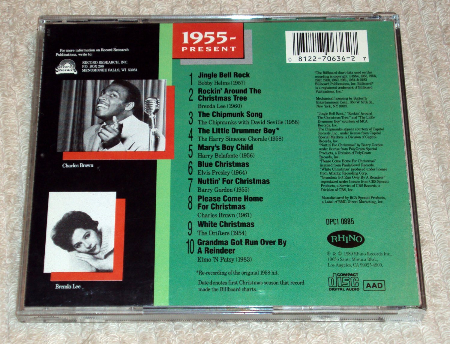 Billboard Greatest Christmas Hits 1955 Present CD Elvis Brenda