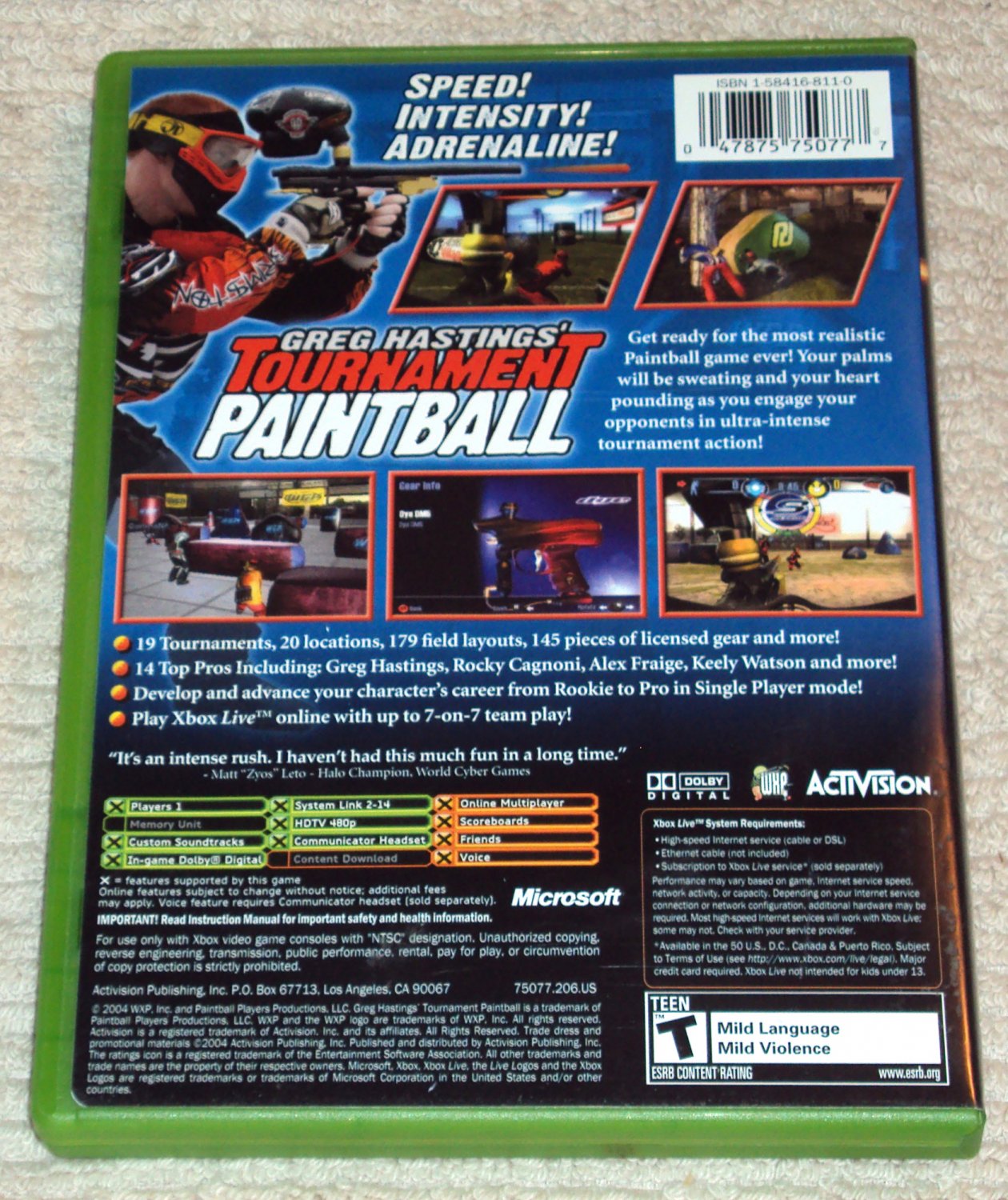 Greg Hastings’ Tournament Paintball (Microsoft Xbox)