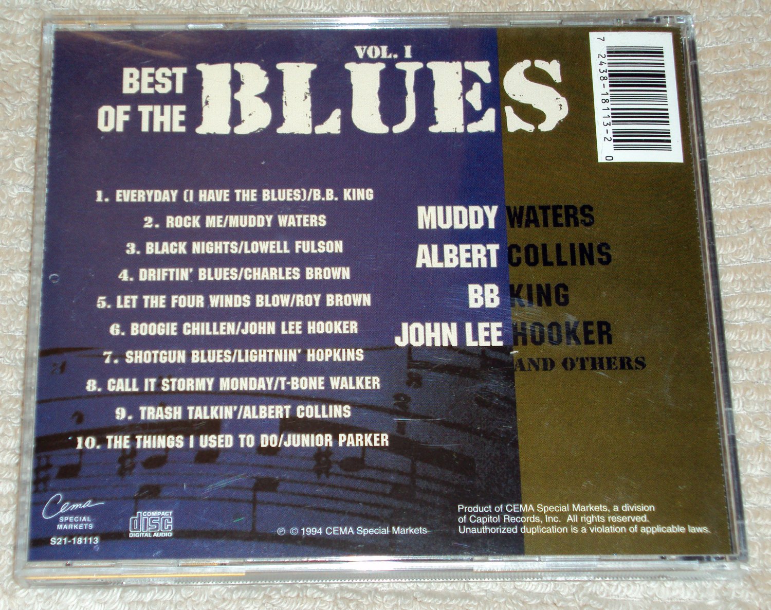 Best Of The Blues (Muddy Waters, Albert Collins, BB King, John Lee ...