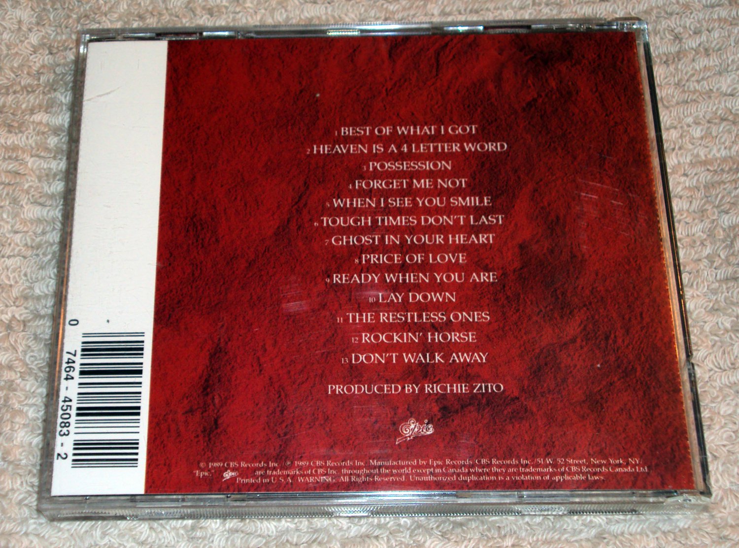 Bad English Bad English Self Titled CD 13 Tracks John Waite