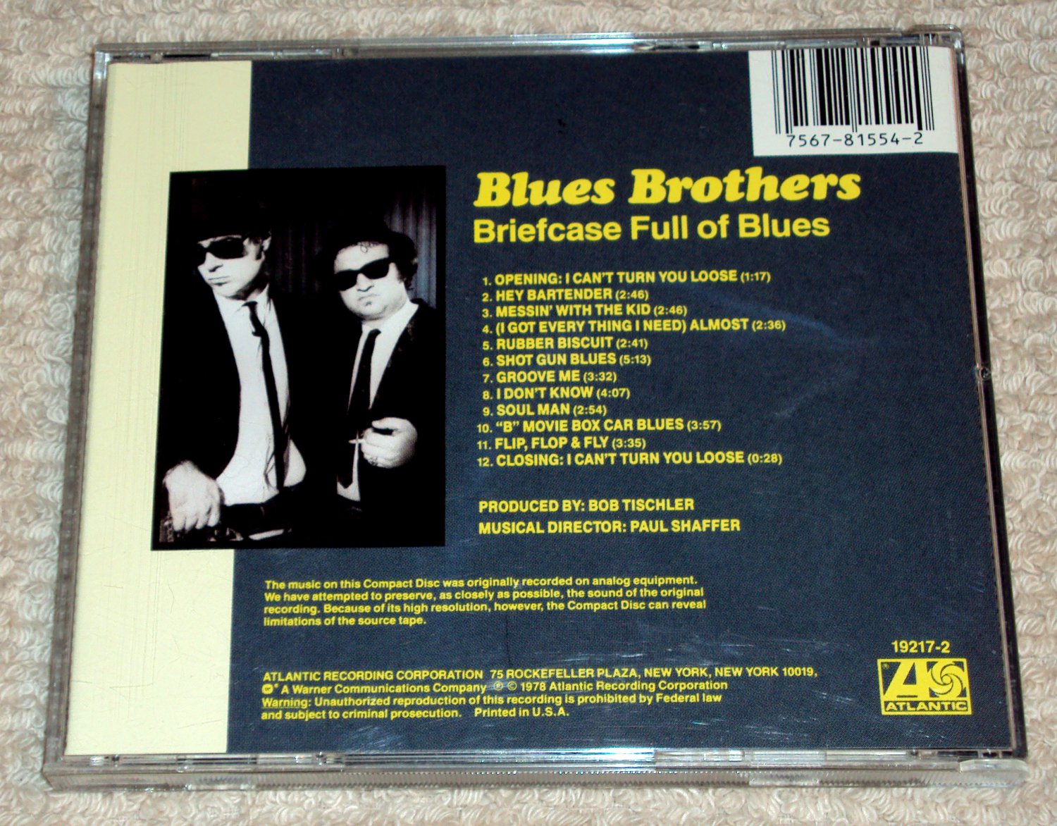 Blues Brothers Briefcase Full Of Blues (CD, 12 Tracks)
