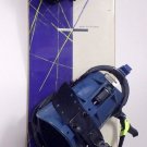 BURTON M SERIES  1991 snowboard with bone bindings rare board great for display