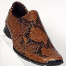 SNAKE shoes LOAFER mens size 9 MADE IN ITALY exotic ML MATERIAL LONDON PYTHON