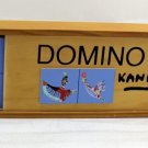 ARTIST KANDINSKY DOMINO 28 TILE SET BLEU DE CIEL SKY BLUE IN WOOD BOX- COOL ITEM