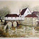 Jeremy King scenic Lithograph - English country side Signed Numbered 97 / 375