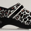 Sanita Women’s Koi-Sasha Mule leopard print clogs nurse EU 37 USA 6.5 APMA