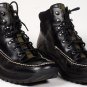 COLE HAAN Black Boots Hiking Camping Comfort men Size 8 viscoelastic