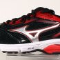 MIZUNO WAVE IMPETUS 4 LIGHTWEIGHT mesh training RUNNING SHOE RED/BLACK mens