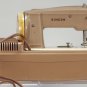 Singer Electric Sewhandy Sewing Machine in Case made in Great Britain early 60's