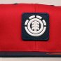 ELEMENT FENWICK RED MENS SKATEBOARD NEW FITTED HAT CAP SIZE S/MD