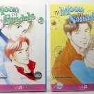 The Moon and Sandals Volume 1 and  2 by Fumi Yoshinaga Paperback both Books new