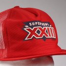 Men's Super Bowl XXIII Hat snap back trucker cap USA made Winston label NFL