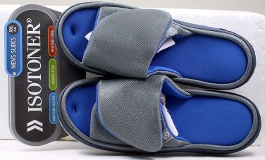 NEW ISOTONER MEN'S MESH HOOK-AND-LOOP SLIDE SANDAL XX- LARGE