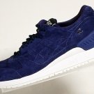 Asics mens Gel Respector Suede Shoe Royal blue retro lace up running casual