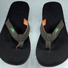 Sanuk Women YOGA brown melon SIZE:7 US 38 EU Sandal sws10611 flip flop