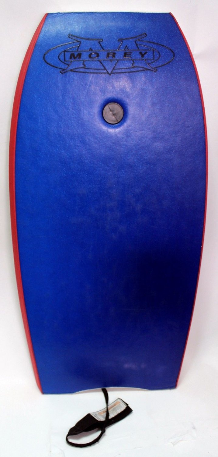 Morey Boogie Board CABO 35.0 Vintage Bodyboard Body Surf Board WITH LEASH