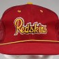 Washington Redskins Snapback Hat NFL Stitched label red Mesh Braid Vintage 80's