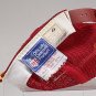 Washington Redskins Snapback Hat NFL Stitched label red Mesh Braid Vintage 80's